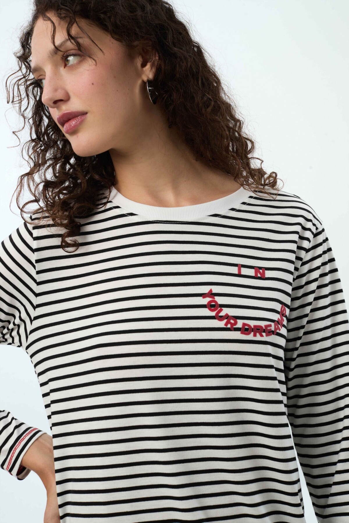 Camisón Andy Negro/Blanco