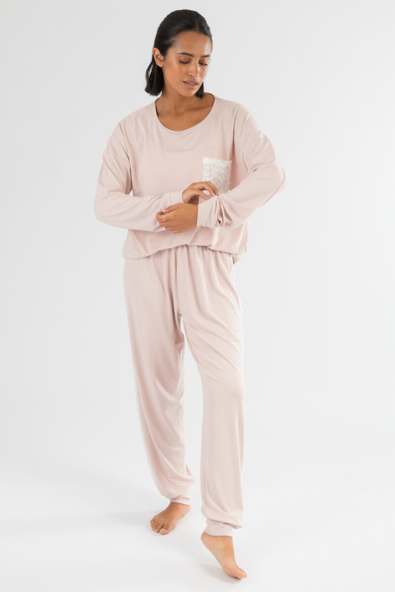 Pijama sylvan - Rosa antique 