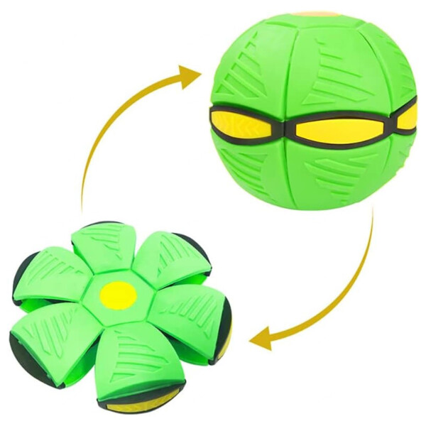 Pelota Magica Plegable Juguete Boomerang Luz Led Juego Variante Color Verde