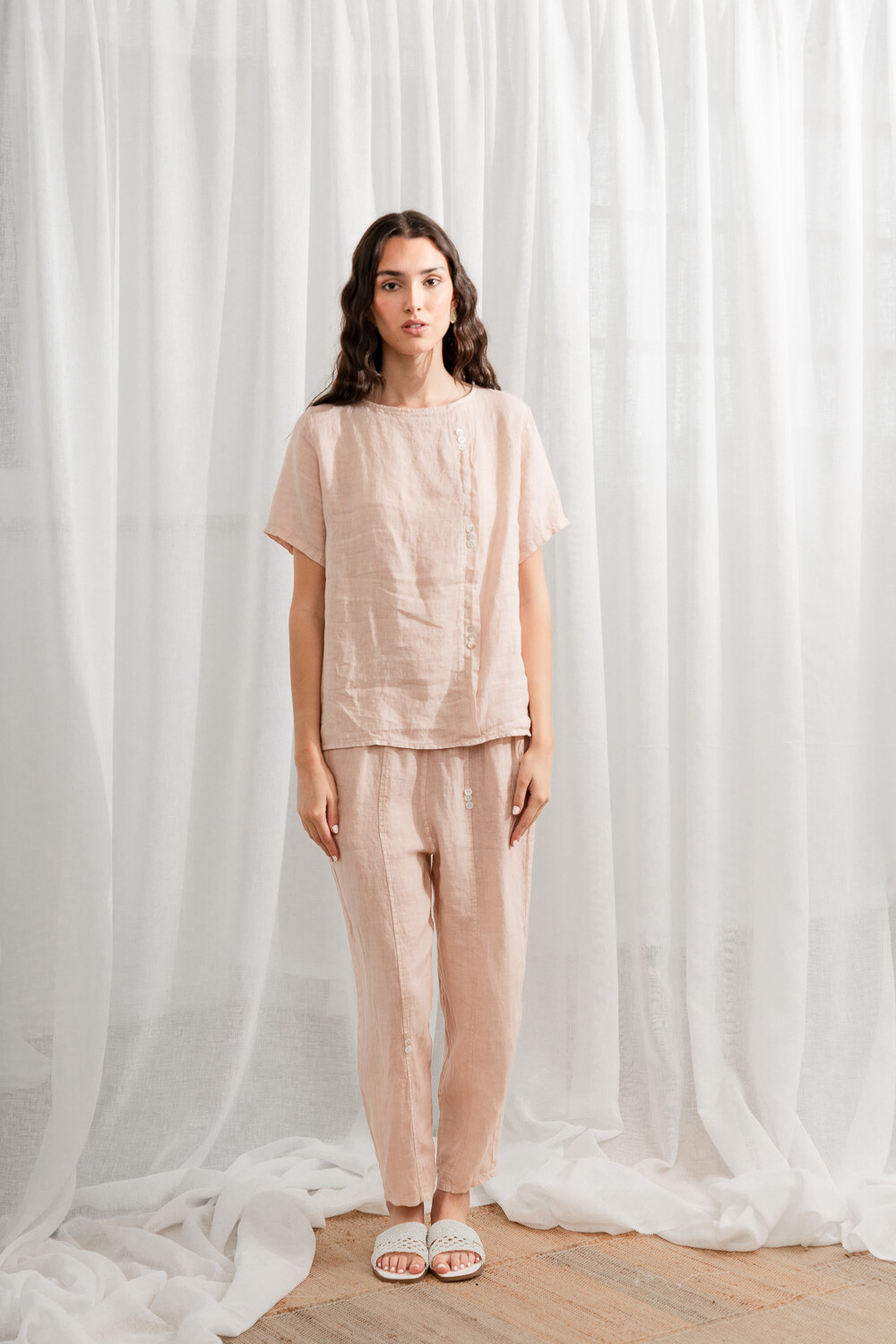 Blusa Elisabetta Beige Claro