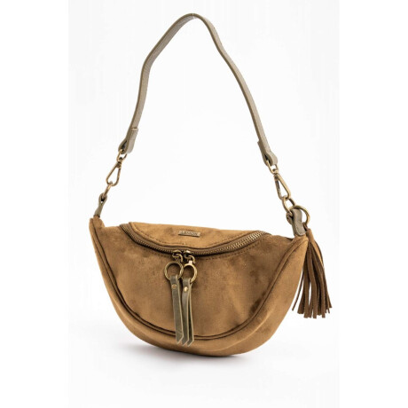 Cartera Gamuza Vegana Oliva