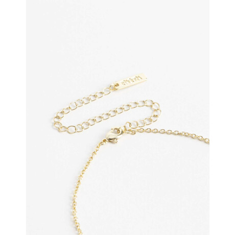 Collares Cortos Cubic zirconia Dorado