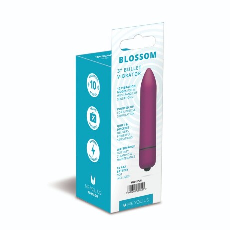 Bala Vibradora Discreta Blossom Violeta Bala Vibradora Discreta Blossom Violeta