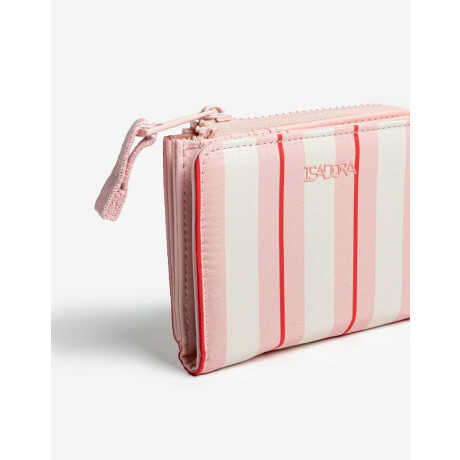 Billetera De Material Reciclado Estampado Rayas