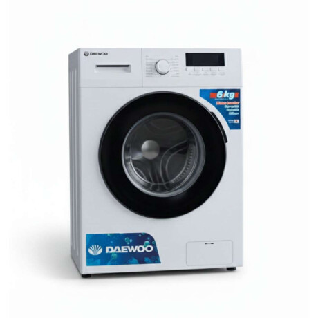 Lavarropas Daewoo Carga Frontal Inverter 6kg Color blanco