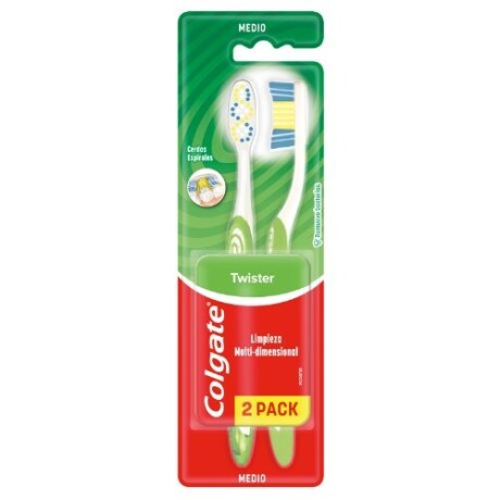 COLGATE CEPILLOS TWISTER PACK x2 COLGATE CEPILLOS TWISTER PACK x2