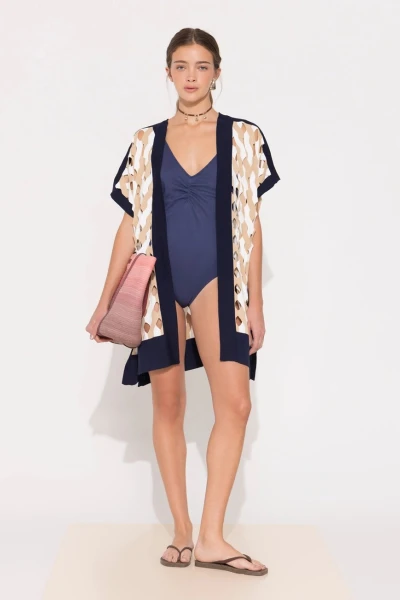PONCHO MARBELLA Camel
