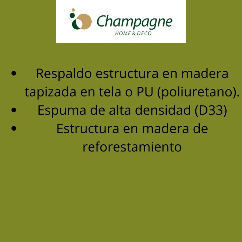 PANEL 2 PLAZAS - TELA GRIS CLARO PANEL 2 PLAZAS - TELA GRIS CLARO