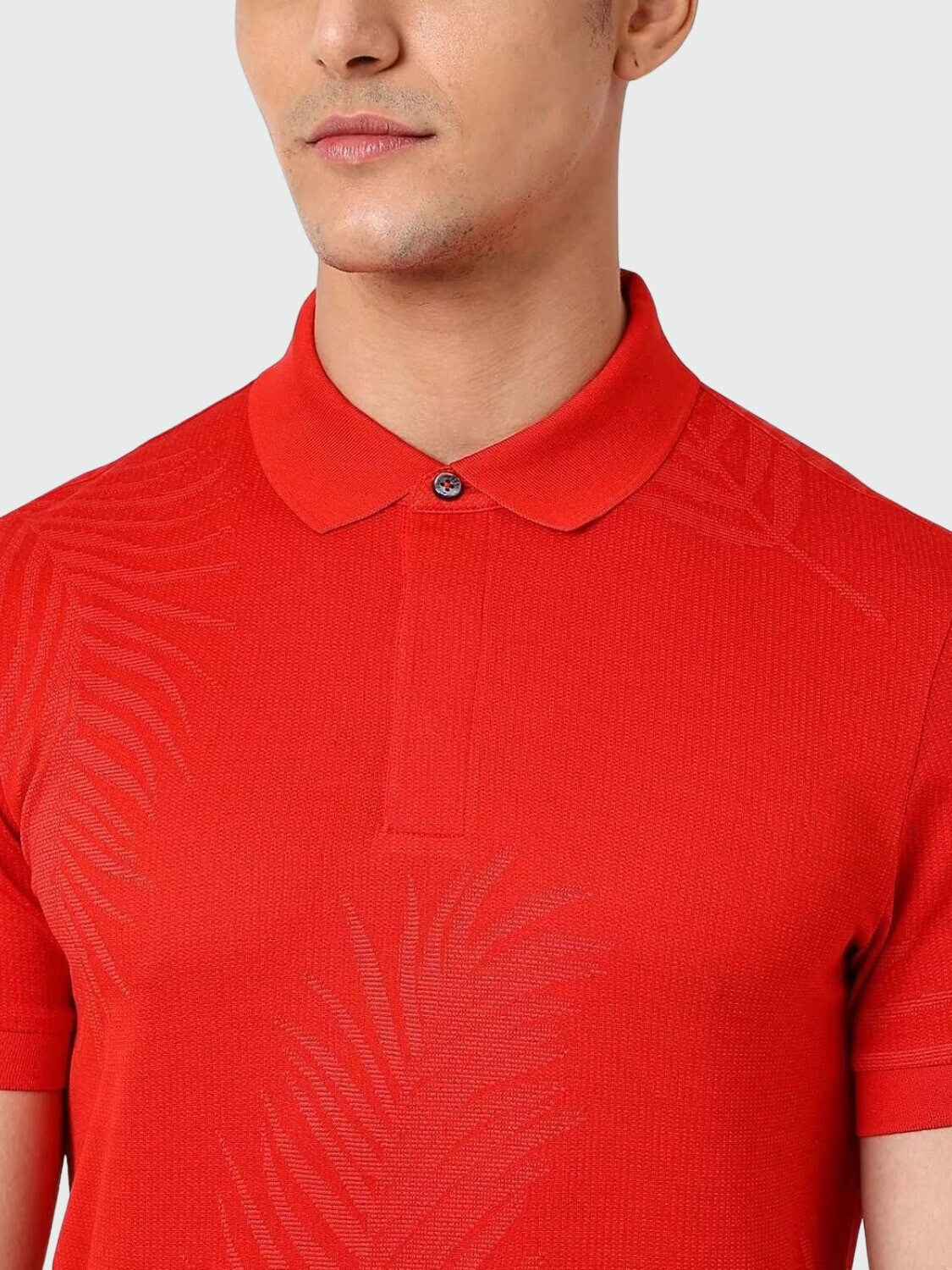 Hugo Boss -Remera Polo slim fit, Penrose-39 Rojo