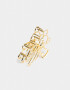 Broche Metallic Broche Metálico Osito - Dorado