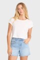 REMERA DAILY TEE SS KNT B-blanco