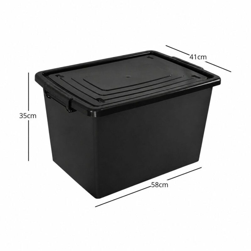 Caja organizadora 56 lts NEGRO