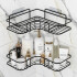 Organizador de Baño Esquinero Adhesivo Repisa de Ducha Set x2 IMBACK Color Negro Organizador de Baño Esquinero Adhesivo Repisa de Ducha Set x2 IMBACK Color Negro