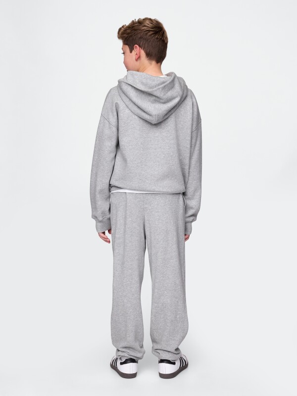 V-FRCH FT BAS HERITAGE LOGO JOG LIGHT HEATHER GREY B08