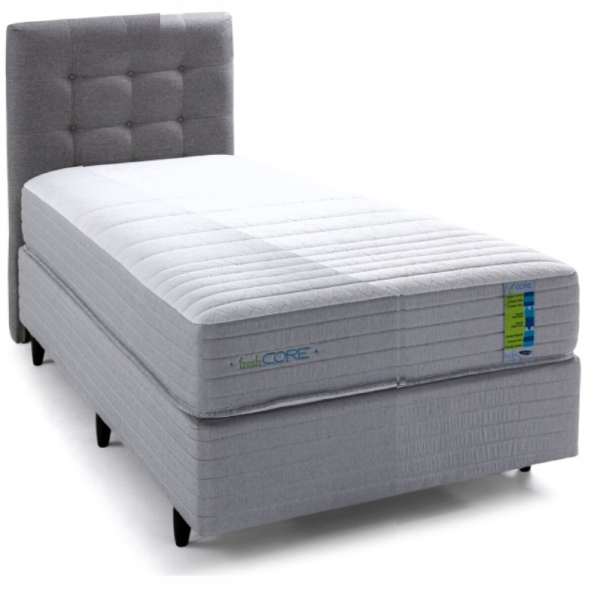 Sommier Fresh Espuma Visco-Elástica - 90 x 190 1 Plaza 