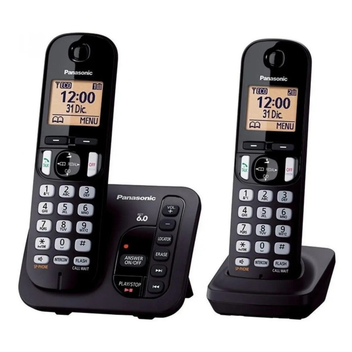 Teléfono Inalámbrico Panasonic con doble base 