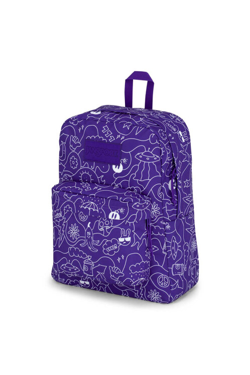 Mochila Superbreak Plus Dub Doodle Purple