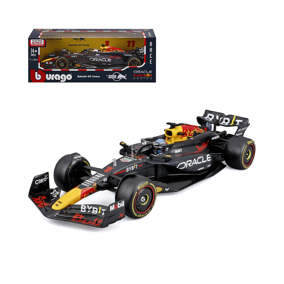 Auto Bburago Formula 1 Red Bull Escala 1:24 - Max Verstappen 