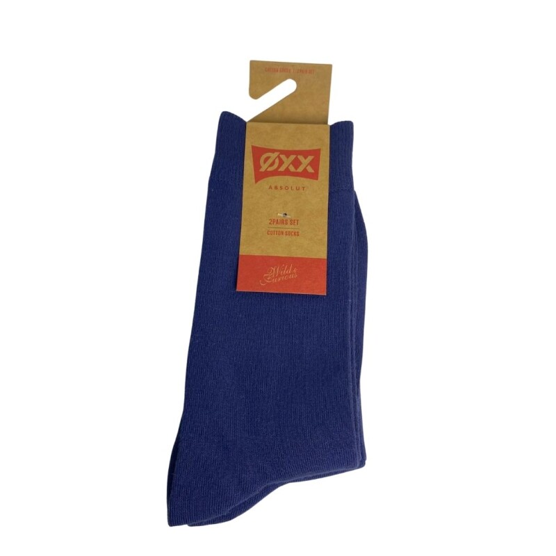 Medias Lisas Pack x 2 Oxx Navy