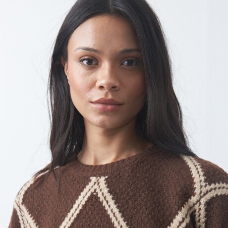 SWEATER LITAS Marrón oscuro