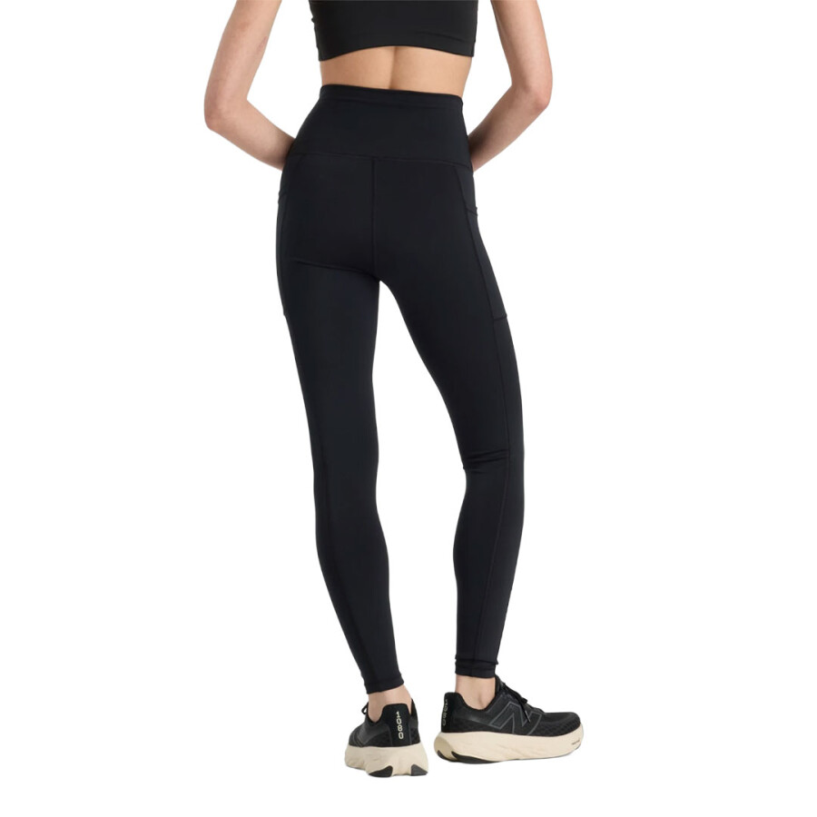 Calza de Mujer New Balance Sport Pocket High Rise Negro