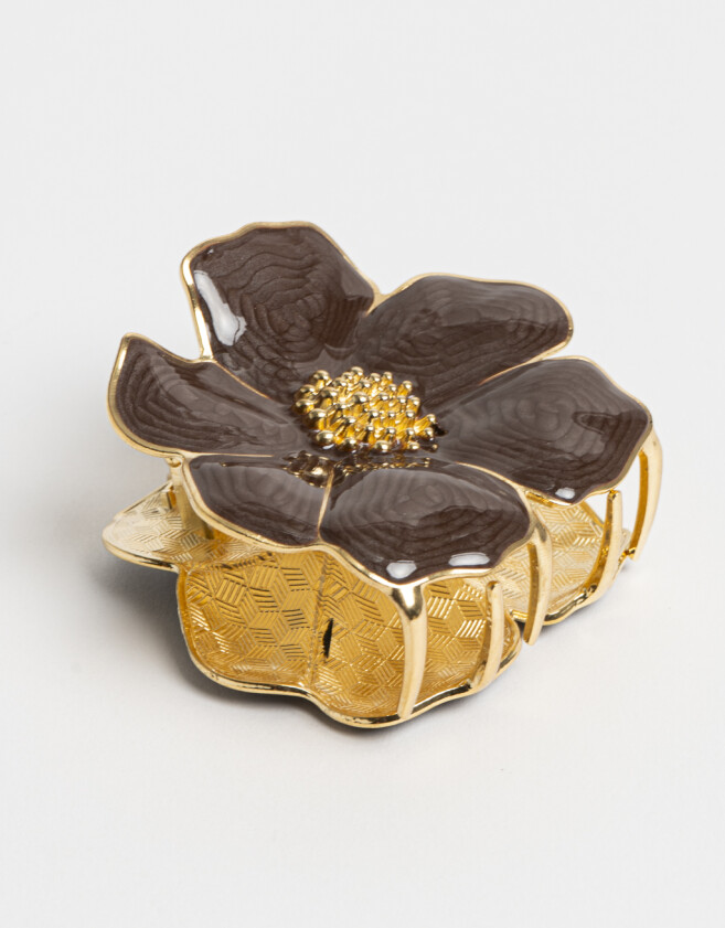 Broche Halloween Broche Con Flores - Combinacion Bicolor