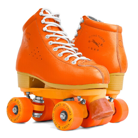 OUTLET - Patín Artístico Bota Naranja Ruedas Silicona Freno Goma OUTLET - Patín Artístico Bota Naranja Ruedas Silicona Freno Goma