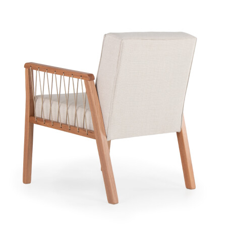 Butaca Paola - Tela Rústica 201-G2 (Beige)