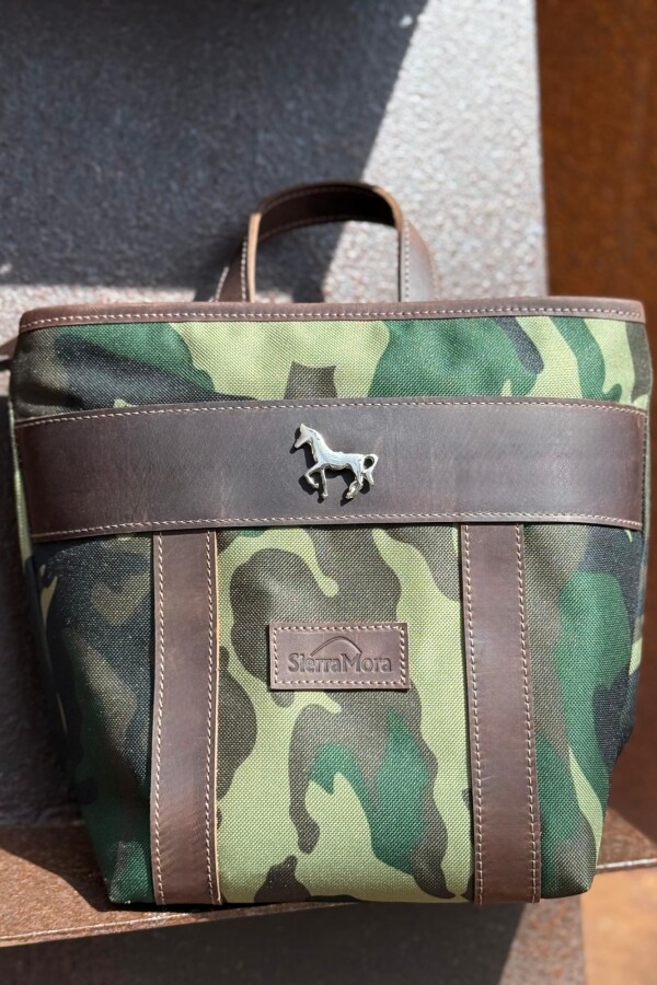 Mini Mustang Backpack Chocolate / Camuflado