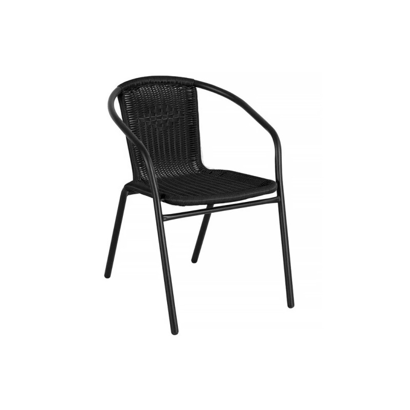Silla ratan Negro
