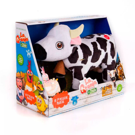 Peluche Musical Granja De Zenon 35cm Vaca Bartolito Vaca Lola