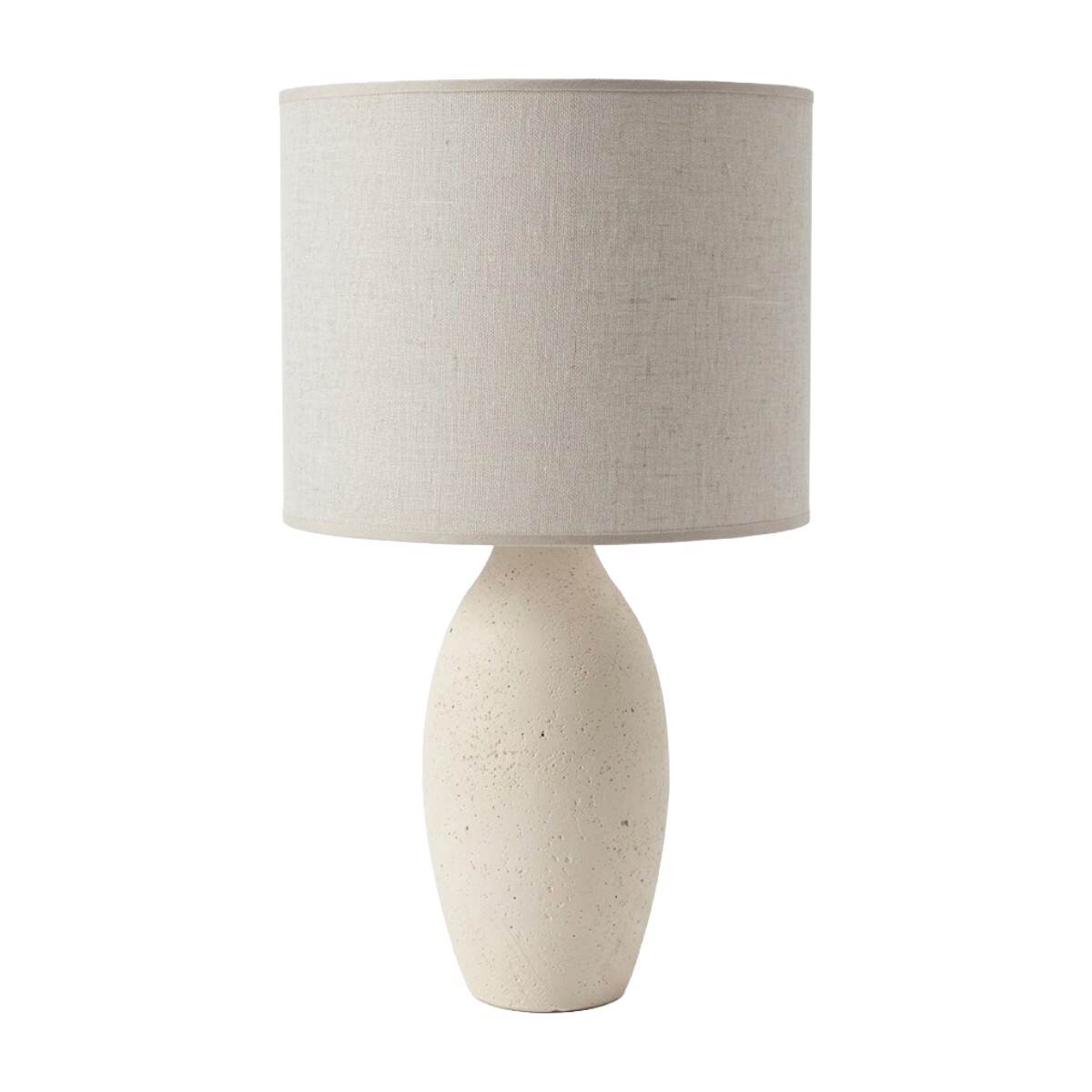 LAMPARA BEIGE P/MESA 36X58CM 