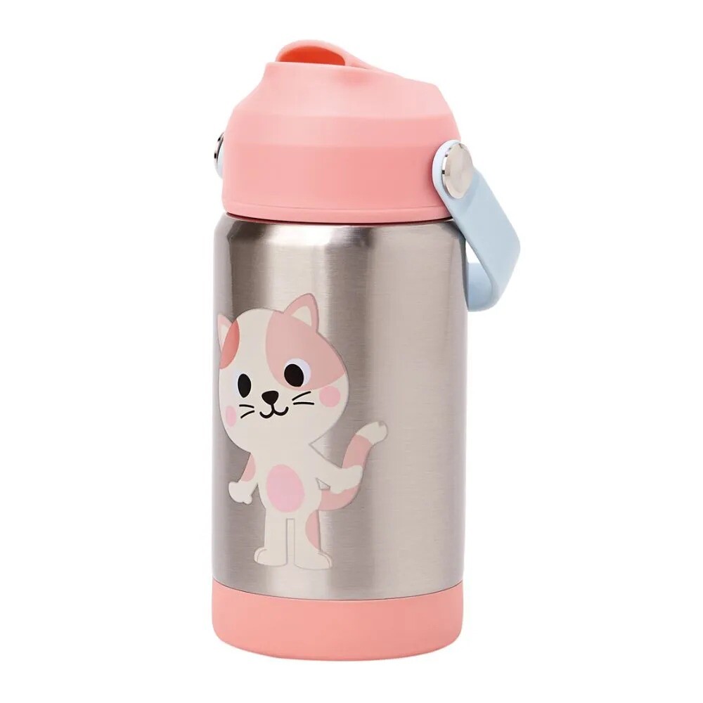 Vaso termico BUBA toddler boquilla personajes gatita rosa