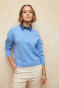 SWEATER JASON Azul Melange