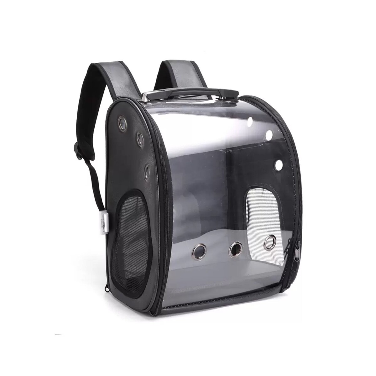 Mochila Transportadora Bolso Cuerina Premium Mascota Capsula 