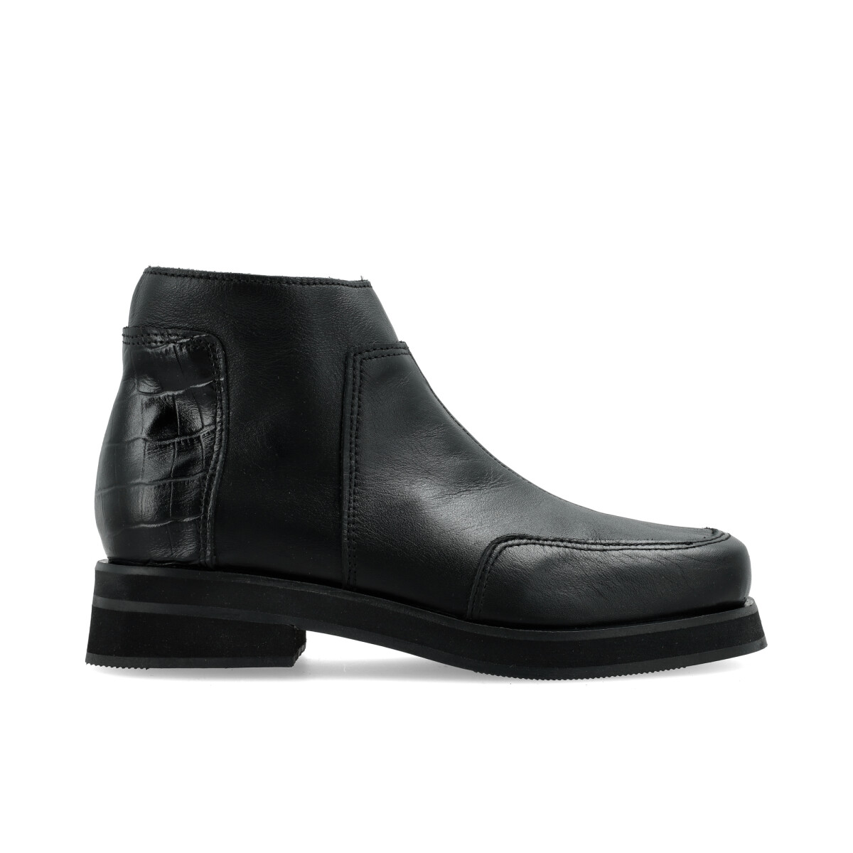 BOTA VENET - CUERO SÁBADO - NEGRO 
