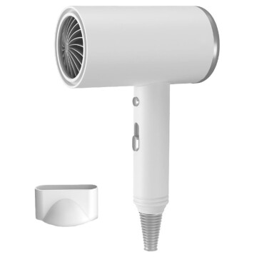 Secador De Pelo Portatil Goldtech 1000W Ionico 3 Velocidades Variante Color Blanco