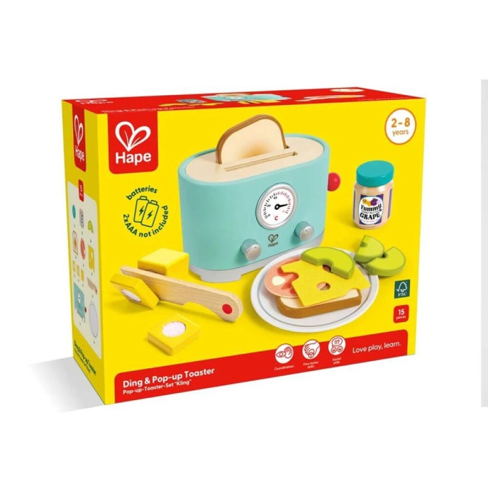 Tostadora Ding & Pop-up Hape Tostadora Ding & Pop-up Hape