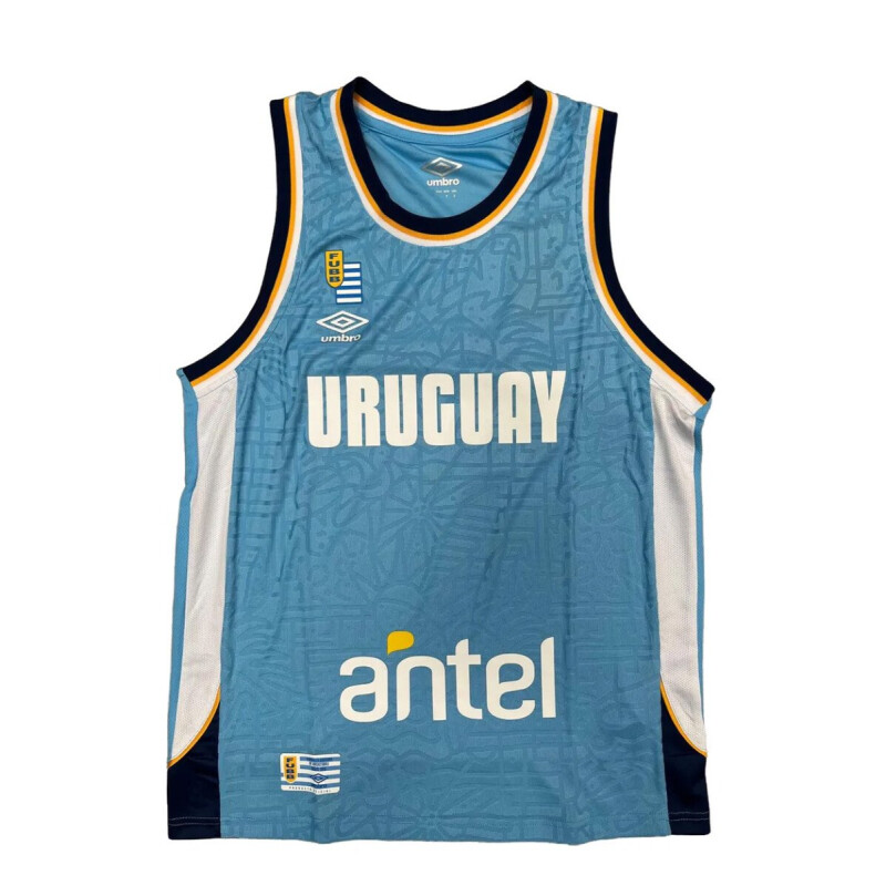 Camiseta de Hombre Umbro Basket Uruguay Oficial Junior Celeste