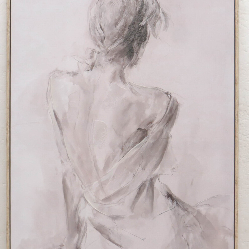 CUADRO VEIL I, 60X80, BLANCO PAPEL TK25GG495A