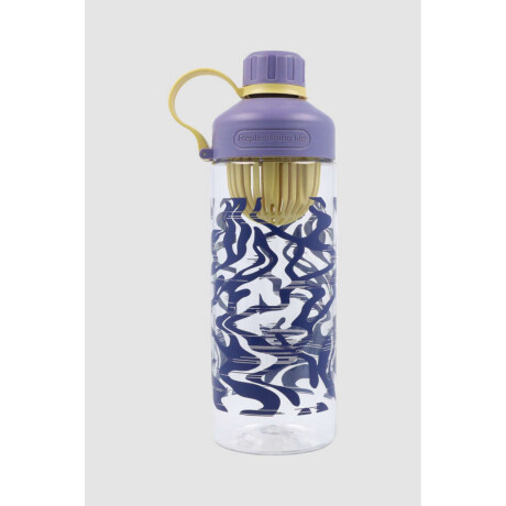 Botella fitness let`s go 550ml Violeta