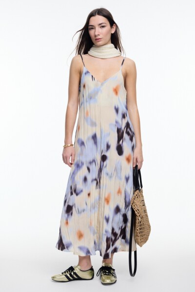 VESTIDO TIRANTES Azul