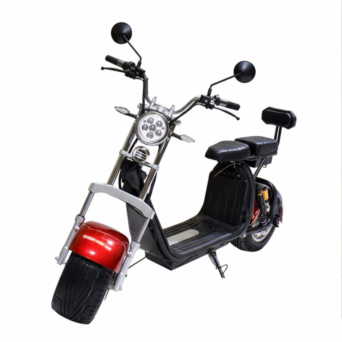 Moto Electrica Gogreen Deluxe 1500W 16Ah 30Km Autono. 45Km/h - Color Variante Bordo 