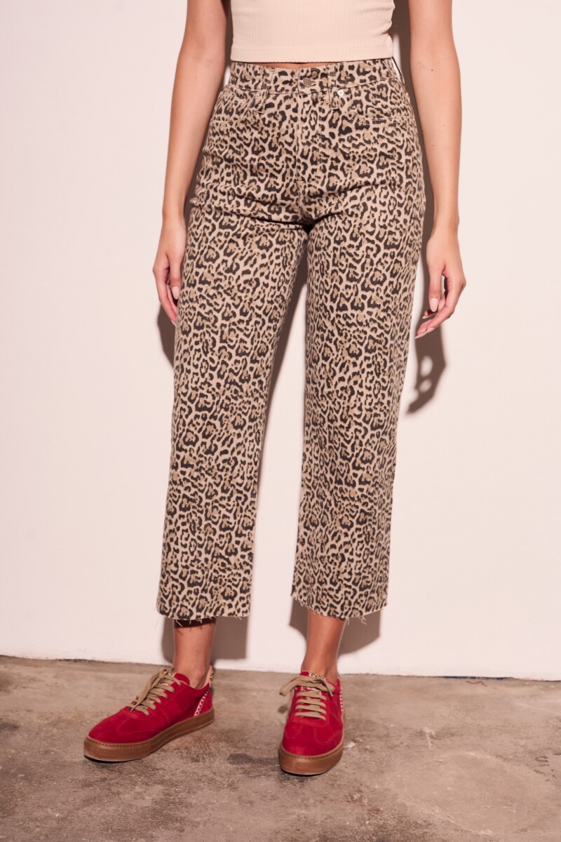 Jean Recto Animal Print - Animal Print 