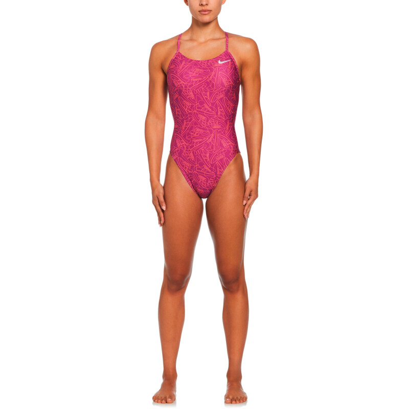 Traje De Baño Cutout One Piece de Mujer Rosado