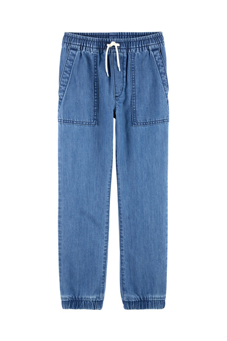 Pantalón jean, estilo deportivo. Talles 6-14 Pantalón jean, estilo deportivo. Talles 6-14