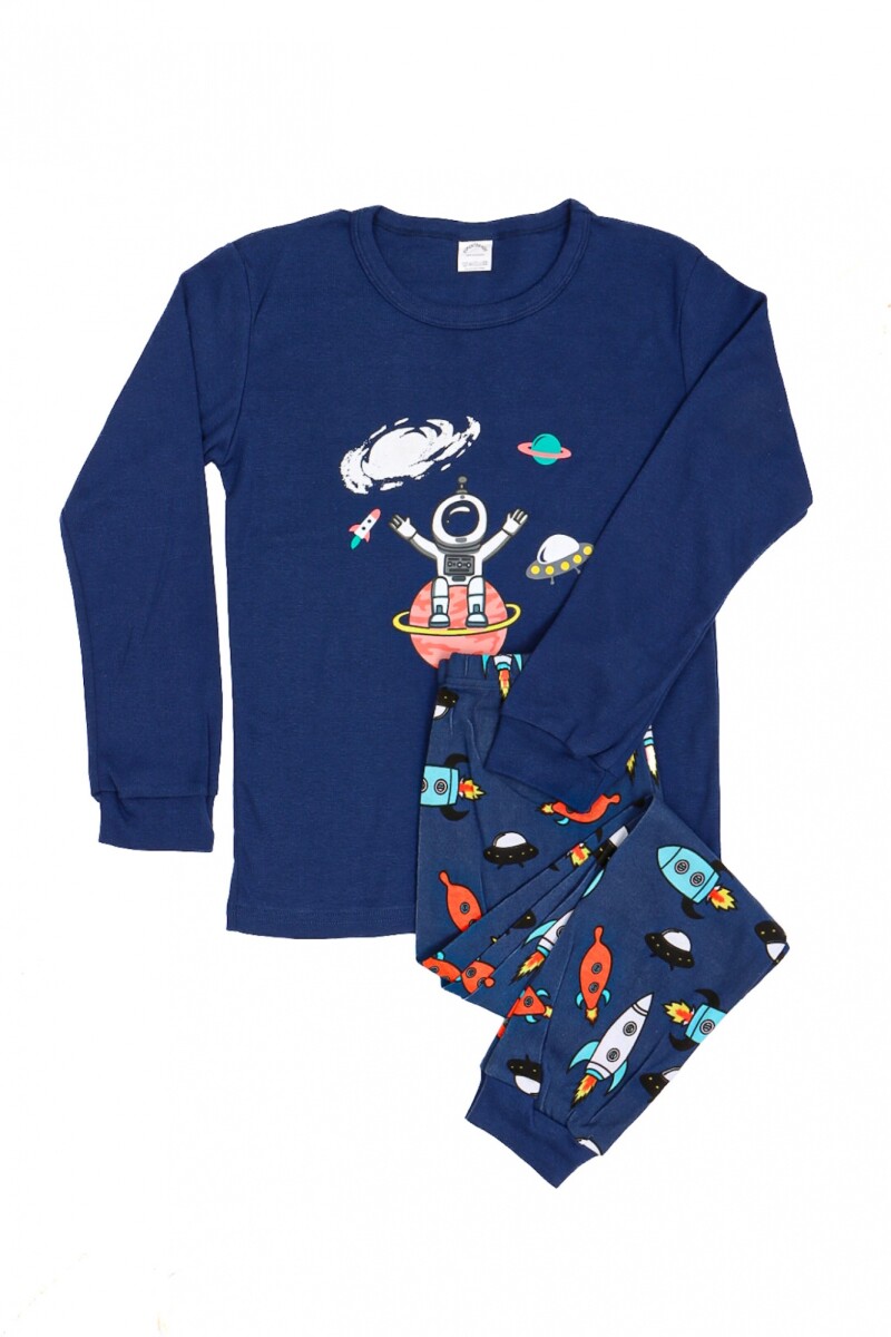 Pijama Astronauta - Azul 