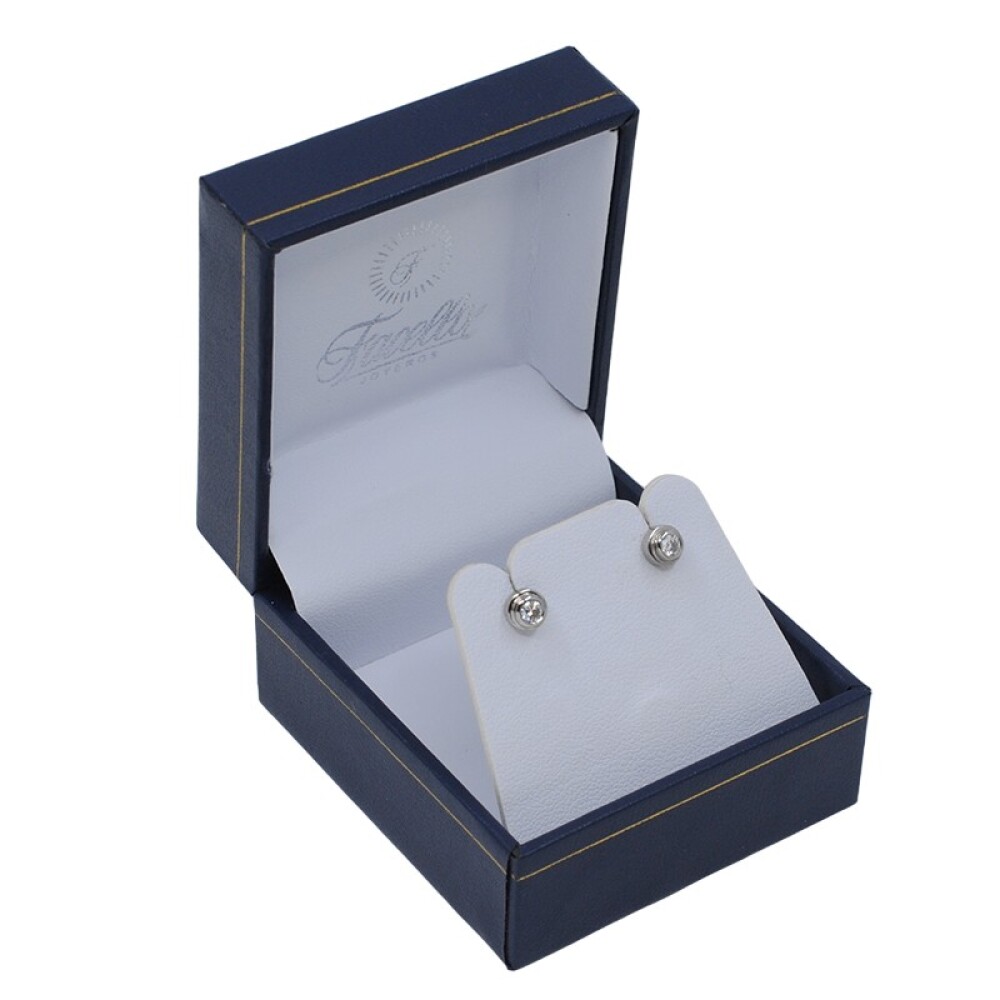 Caravanas En Oro 18K Y Brillantes Caravanas En Oro 18K Y Brillantes