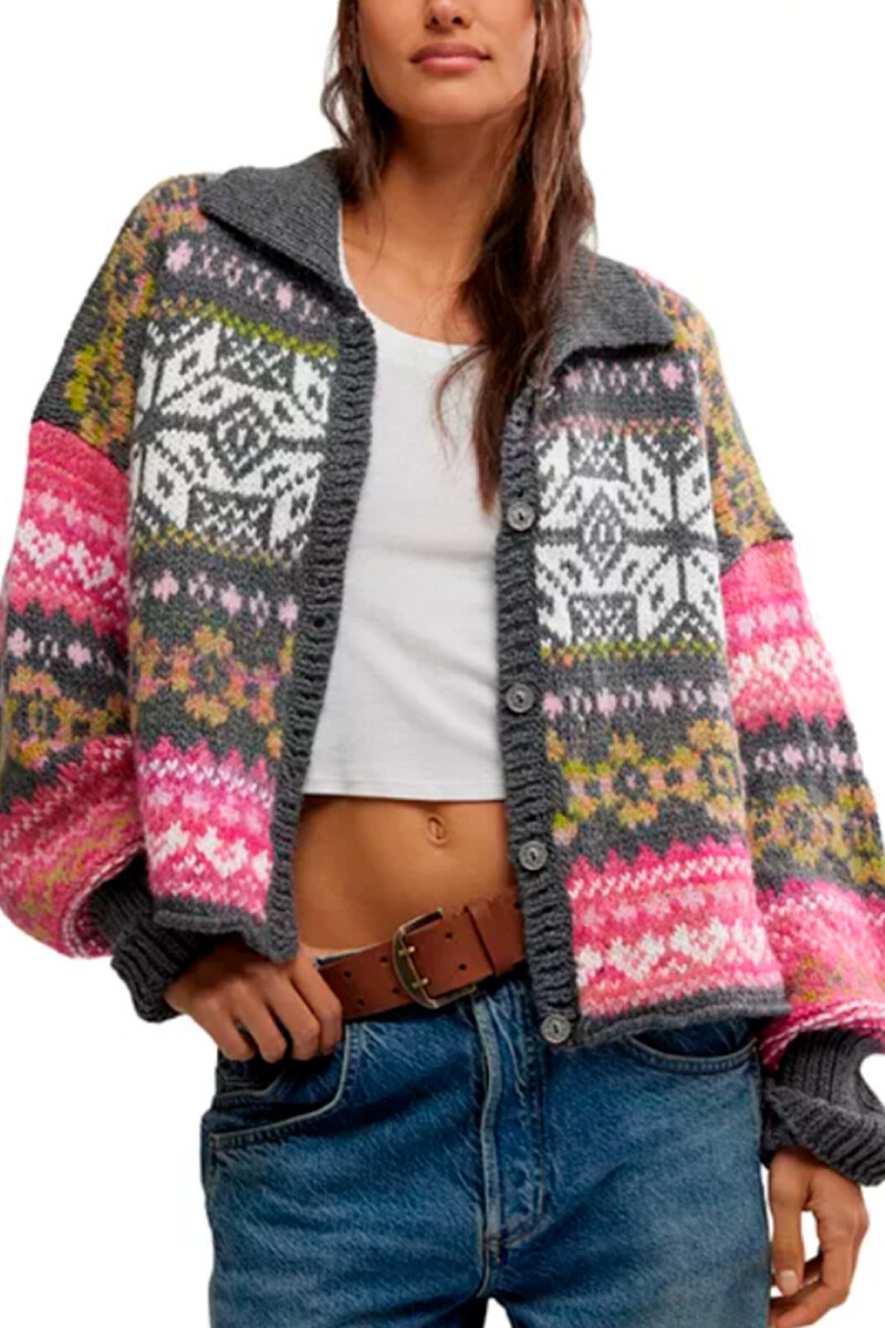 SNOWDRIFT CARDIGAN Rosa