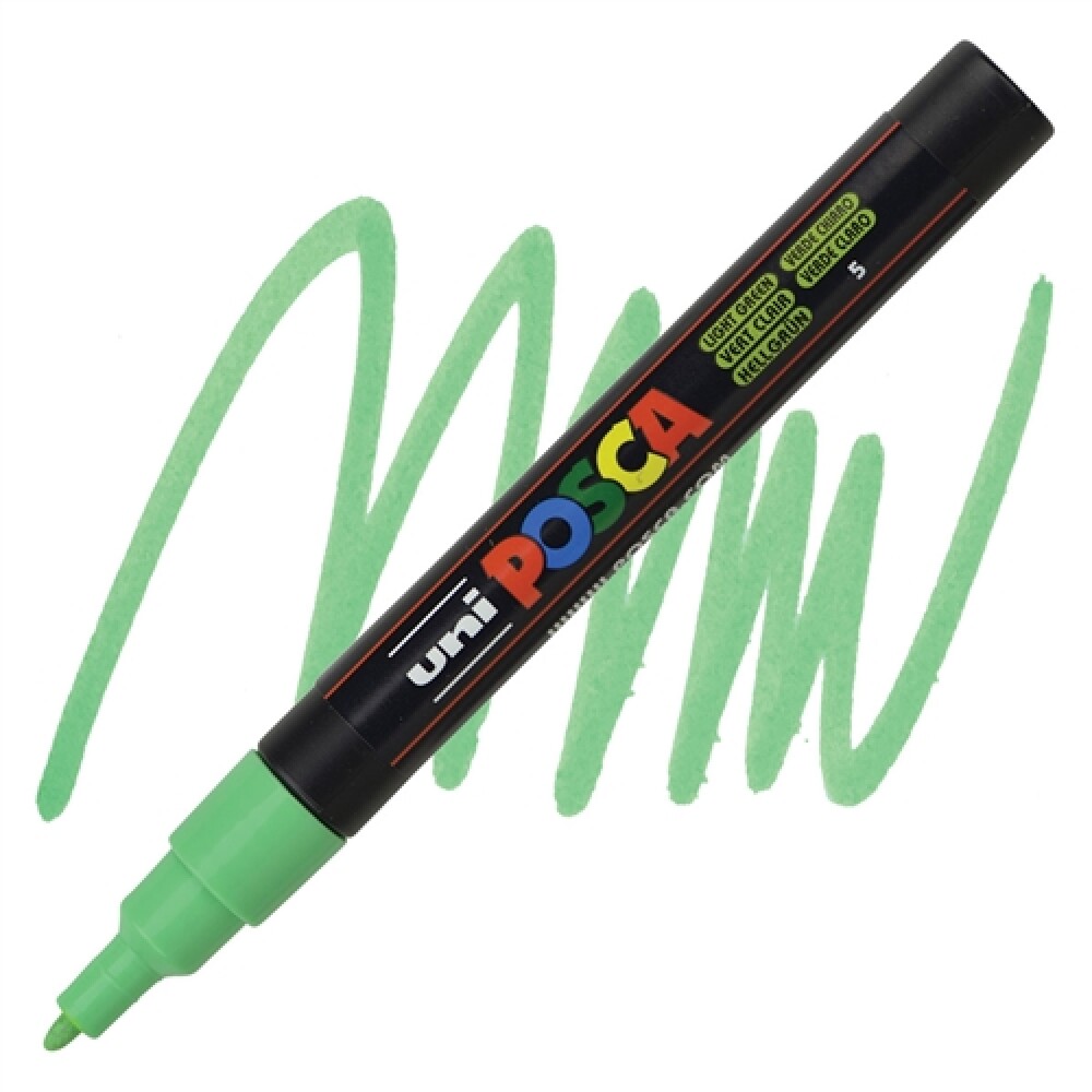 Marcador Uni Posca 1.3 Mm Verde Claro #MARCADOR UNI POSCA 1.3 MM VERDE CLARO